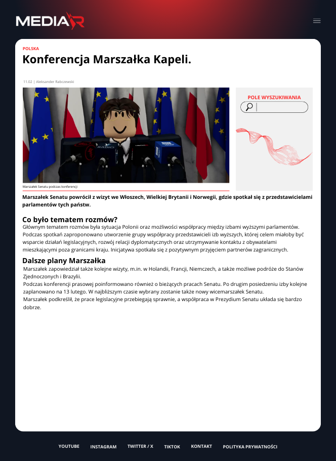 Konferencja Marszałka Kapeli.